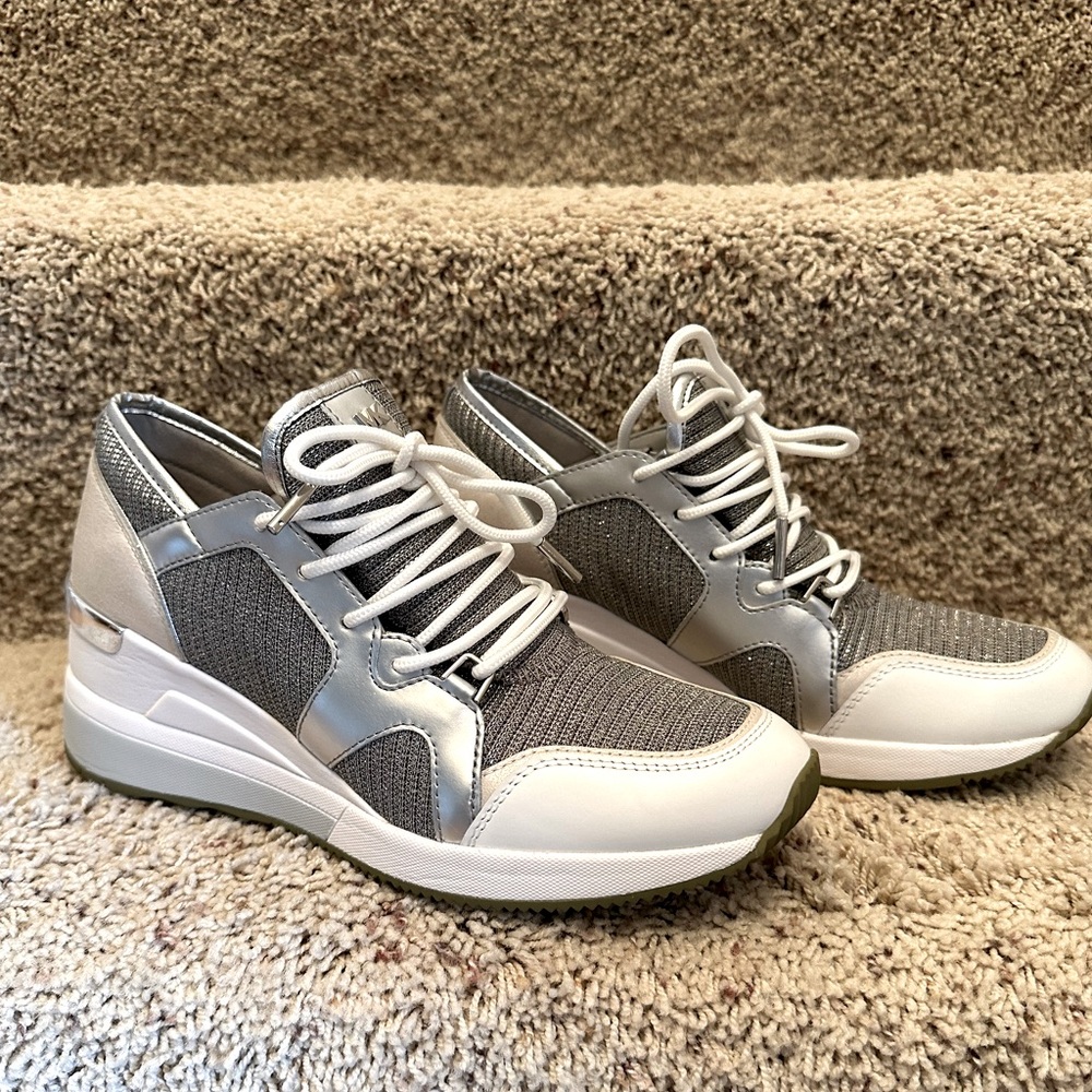 Michael Kors Liv Wedge Trainer Sneaker
